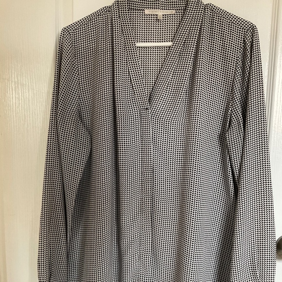 Black and white print blouse - Picture 1 of 3